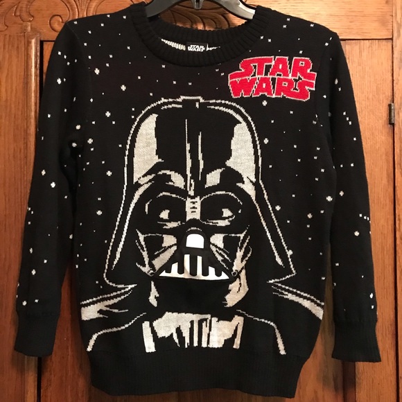 Star Wars Sweaters - 🛍NWOT sm Star Wars Darth Vader pullover sweater